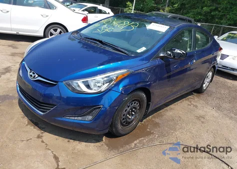 2016 Hyundai Elantra Se из США, поврежденный, VIN 5NPDH4AE1GH780776